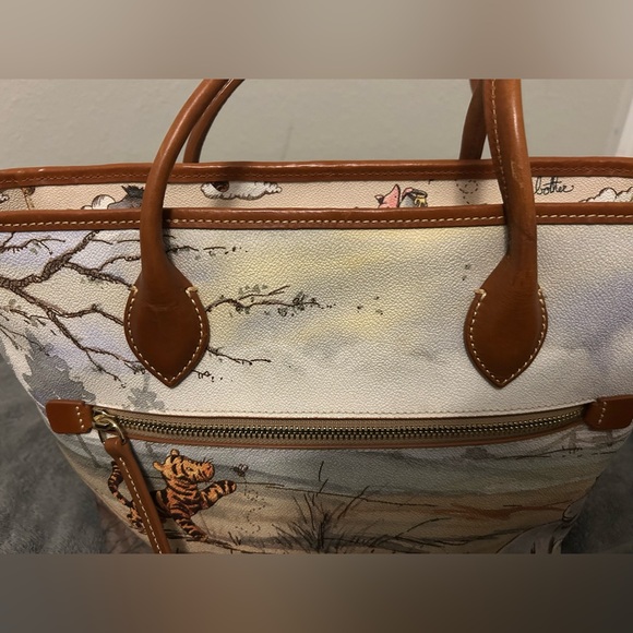 Dooney & Bourke Winnie the Pooh Tote - Tan and Cream. Like New - Picture 9 of 11